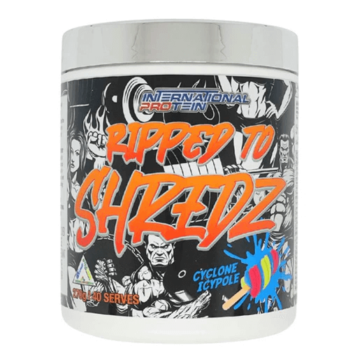 RIPPED TO SHREDZ BY INTERNATIONAL PROTEIN