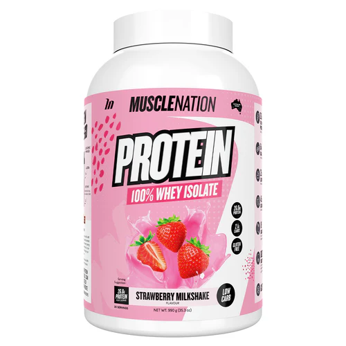 100% WHEY PROTEIN ISOLATE BY MUSCLE NATION