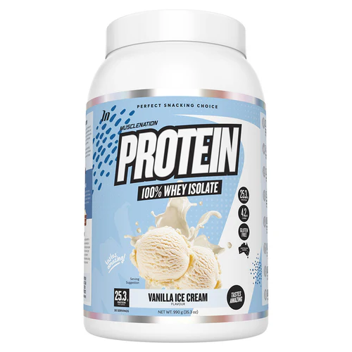 100% WHEY PROTEIN ISOLATE BY MUSCLE NATION